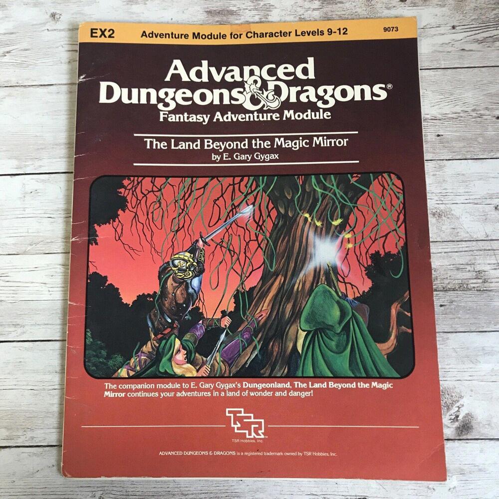 AD&D EX2 Land Beyond The Magic Mirror By E. Gary Gygax TSR 9073
